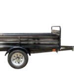 DK2 MMT5X7-DUG 1639 lb. Capacity 4.5 ft. x 7.5 ft. Drive-Up Gate Single Axle Trailer Kit New