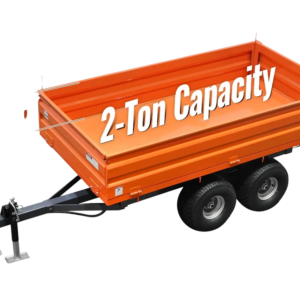 MechMaxx DT4X8 Dump Trailer 2-Ton Capacity Heavy-Duty New