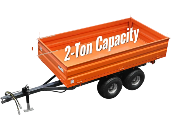 MechMaxx DT4X8 Dump Trailer 2-Ton Capacity Heavy-Duty New, product image 1
