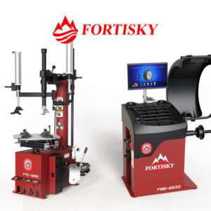 Fortisky Tire Changer & Dynamic Display Screen Wheel Balancer Combo 1660-8833