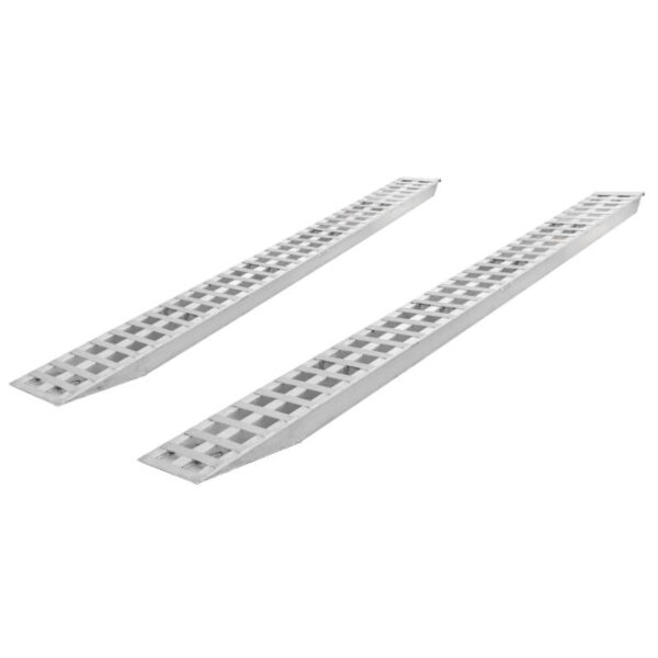 HD Ramps 16' L x 18" W Aluminum Hook End Car Trailer Ramps with 5,000 lb. Per Axle Capacity, product image 1