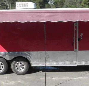 Enclosed Trailer 8.5'x26' Red - Motorcycle Car Bike Hauler Storage