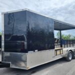 Enclosed Trailer 7′ X 20′ Black Hybrid Motorcycle Event