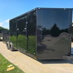 8.5x20 Enclosed Hybrid Black with Black Trim (2) 5200LB Axles