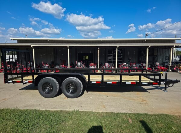 6.4x18 Straight Deck Off Road Utility Trailer (2) 3,500lb Axle 7K GVWR, product image 1