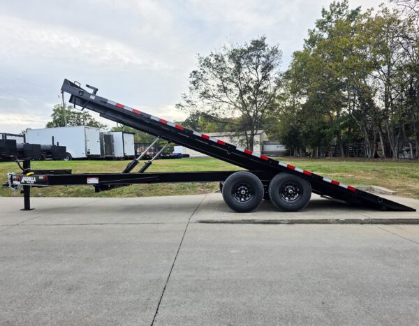 8.5x22 Deckover Hydraulic Tilt Trailer (2) 7,000K Axles 14k GVWR, product image 1