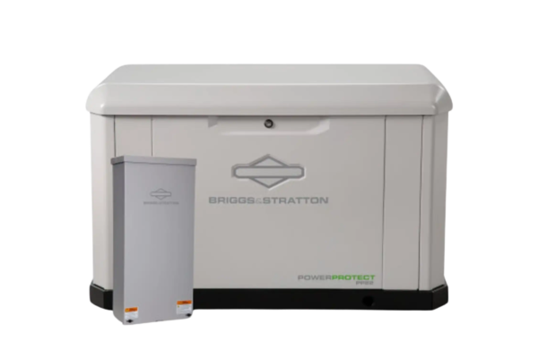 Briggs & Stratton 040782 Power Protect 22kW Standby Generator LP/NG with Dual 200 Amp Automatic Transfer Switch and Symphony Power Management New, product image 1