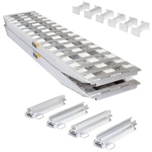 HD Ramps 2 Bunk Load Leveler / 2 Ramp System 8'x20" for 20" H Step Deck Trailers