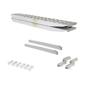 HD Ramps 2 Bunk Load Leveler / 2 Ramp System 8'x20" for 26" H Step Deck Trailers