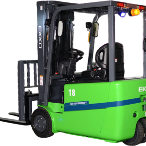 Ekko Forklift 3-Wheel Lithium 4,000 lbs Capacity 185 in. Lift Height EK18AT-185Li New