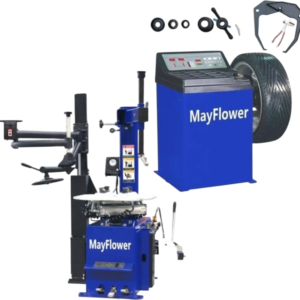 Mayflower Tools 960 + 680 1.5 HP Automatic Tire Changer with Assist Arm and Electronic Wheel Balancer Combo New