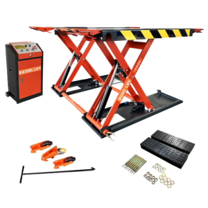 Katool KT-X90E 8,000 lb Mid Rise Scissor Lift - Electric Lock