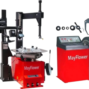 Mayflower Tools 980 + 800 1.5 HP Tire Changer and Wheel Balancer Combo with 300 Assist Arm New