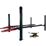 Katool KT-4H120X 12,000lb 4 Post Alignment Lift - Includes Rolling Jack