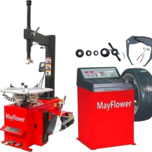 Mayflower Tools 980 + 800 Tire Changer Wheel Balancer Combo 3 HP Red Edition New