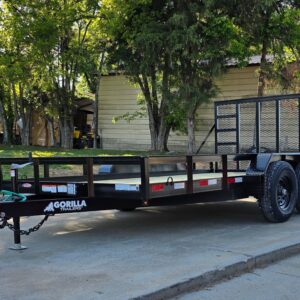 7' X 14' Straight Deck Heavy Duty Utility Trailer (2) 5,200lb Axles 10K GVWR