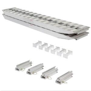 HD Ramps 8’ L x 16" W 2 Bunk Load Leveler / 2 Ramp System for 16" H Step Deck Trailers - 20,000 lb. Capacity