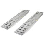 HD Ramps 8' x 18" Aluminum Ramps with Double Pin-On Ends 23,500 lbs Capacity