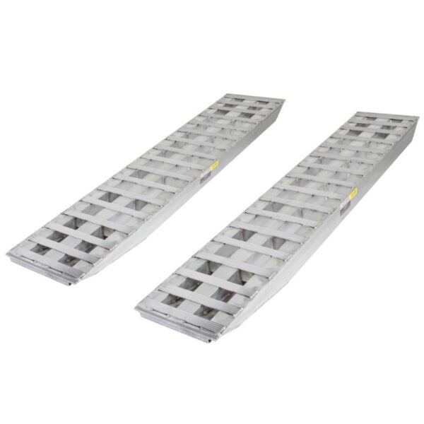 HD Ramps 8' x 20" Aluminum Ramps with Double Pin-On Ends 23,500 lbs Capacity, product image 1