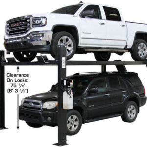 Atlas® APEX9 ALI Certified 4-Post Lift + RJ6 Rolling Bridge Jacks Combo