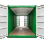 40ft Double Door Container - One-Trip - Green