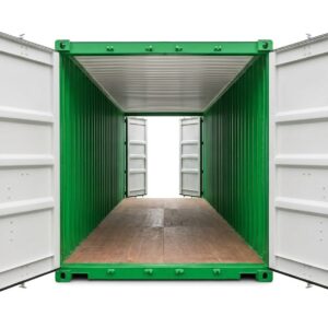 40ft Double Door Container - One-Trip - Green