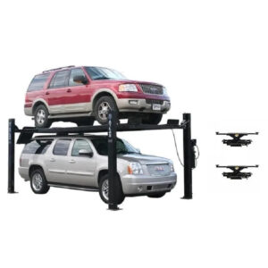 Atlas Garage PRO9000 9k 4-Post Lift + 2x RJ35 Sliding Rolling Jacks Combo