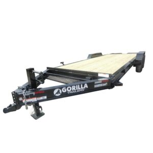 7x22 Equipment Trailer Dovetail King Kong Ramps 14K GVWR