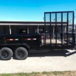 7x16 IBeam Hybrid Hydraulic Dump Trailer with 2ft Sides (2) 6K Axles