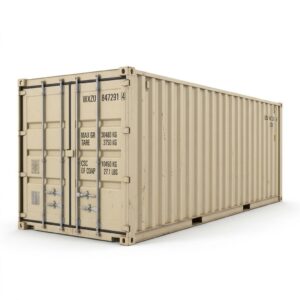 40ft Standard Dry Container - One-Trip - Beige