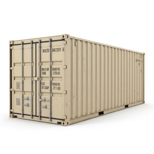 40ft Standard Dry Container - One-Trip - Beige, product image 1