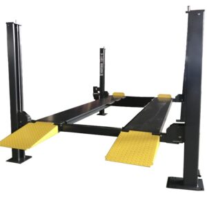 KATOOL KT-4H850 4-Post Car Lift 8,500 lb Capacity Jack Tray Drip Trays & Caster Kit Included