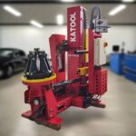KATOOL KT-TV910 Hydraulic Truck Tire Changer Electro-Hydraulic with 63" Max Wheel Diameter, 42" Rim Clamp, 3306 lb Capacity, 220V Power