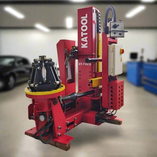 KATOOL KT-TV910 Hydraulic Truck Tire Changer Electro-Hydraulic with 63" Max Wheel Diameter, 42" Rim Clamp, 3306 lb Capacity, 220V Power, product image 1