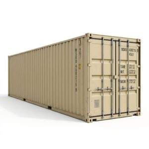 40ft One-Trip Shipping Container - One-Trip - Beige