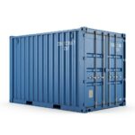 8ft One-Trip Shipping Container - One-Trip - Blue