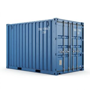 8ft One-Trip Shipping Container - One-Trip - Blue
