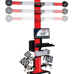 Manatec FOX-3D-AUTOBOOMX-SMART-MOBILE - Portable 3D Wheel Alignment Machine for Lift Applications