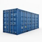 40ft High Cube Open Side Container - One-Trip - Blue