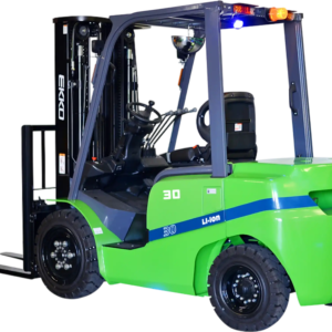 Ekko Forklift Lithium-Powered Side-Shift 185" Lift Height 6,000 lbs. Capacity EK30GT-Li New