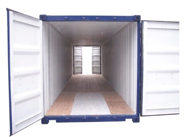 40ft High Cube Double Door Container - One-Trip - Blue, product image 1