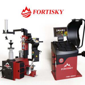 Fortisky Leverless Center Post Tire Changer Fully Automatic Combo T2-8823