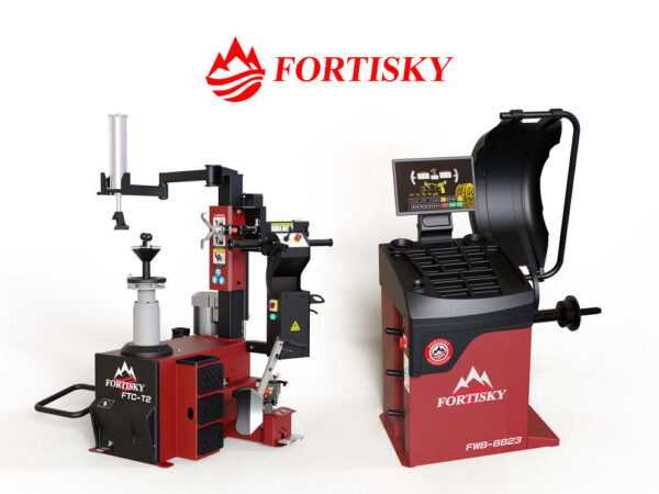 Fortisky Leverless Center Post Tire Changer Fully Automatic Combo T2-8823, product image 1