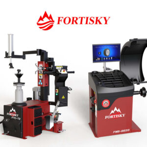 Fortisky Leverless Center Post Tire Changer Fully Automatic Combo T2-8833