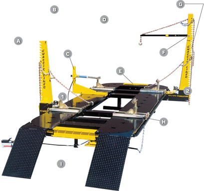 Chassis Liner Truck' N Revolution 20' 2-Towers - Air Hydraulic Tilt Bed, product image 1