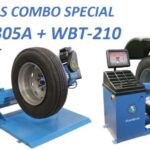 Atlas TTC305A Truck Tire Changer + WBT-210 Heavy Duty Wheel Balancer Combo