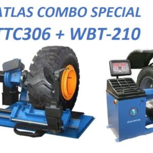 Atlas TTC306 Truck Tire Changer + WBT-210 Heavy Duty Wheel Balancer Combo