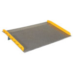 Vestil Aluminum Dock Board Steel Curb TAS-10-7248