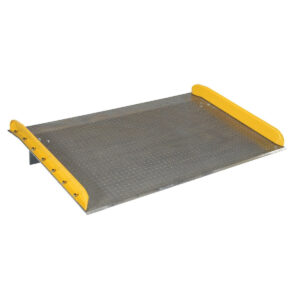 Vestil Aluminum Dock Board Steel Curb TAS-20-7272