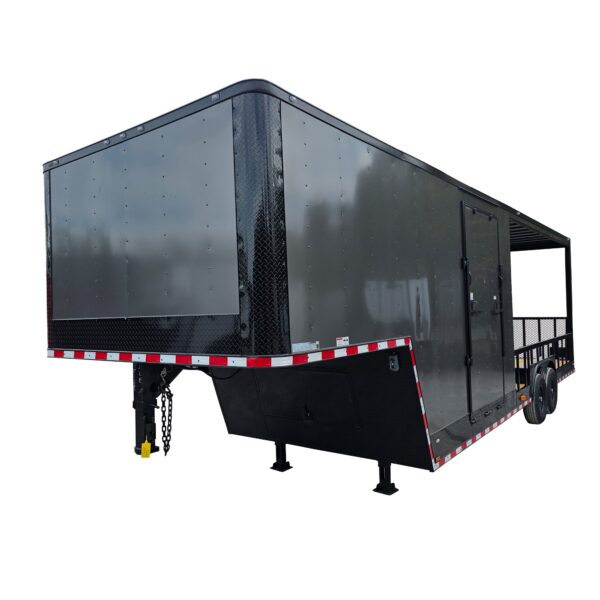 8.5' x 32' Gooseneck Hybrid Enclosed Trailer, product image 1